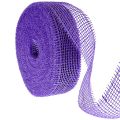 Floristik24 Cinta de yute morada, 5 cm de ancho, 40 m de largo