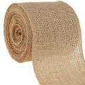 Floristik24 Cinta de yute camino de mesa natural cinta de maceta de yute rústico 10cm 9m