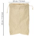 Bolsa de yute de 20×10 cm y 30 cm de alto. Bolsa de regalo. | Floristik24.es