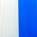 Guirnalda de cintas moiré azul-blanco 125 mm