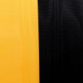 Floristik24 Guirnalda de cintas muaré amarillo-negro 150 mm