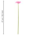 Flores artificiales de gerbera para jardín, color rosa, 47 cm, 6 unidades | Floristik24.es