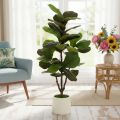 Ficus lyrata artificial de 120 cm, decorativo para salón. | Floristik24.es