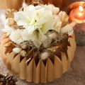 Flores artificiales de lirio tigre blanco para jarrones y arreglos florales, ramo de 6 unidades de 29 cm. | Floristik24.es