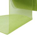 Floristik24 Cinta de organza cinta de regalo verde borde tejido verde oliva 40mm 50m
