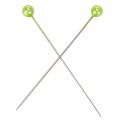 Alfileres con cabeza de perla Ø6mm 65mm verde manzana | Floristik24.es