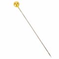 Agujas con cabeza de perla Ø6mm 65mm oro | Floristik24.es