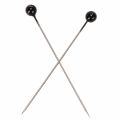 Alfileres con cabeza de perla Ø6mm 65mm Negros | Floristik24.es