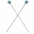 Broches de turquesa con cabeza de perla, Ø6 mm, 65 mm | Floristik24.es
