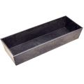 Maceta versátil de plástico gris, rectangular, de 37 cm, ideal para jardinería de interior y exterior. | Floristik24.es