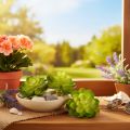 Planta suculenta artificial, verde, para decoración en cuenco o jarrón, 10 cm, 4 unidades. | Floristik24.es