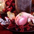 Colgante de macaron para árbol de Navidad, 6 cm | Floristik24.es